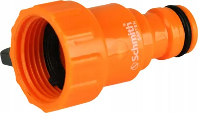 Produktbild von Schmith Premium Wasserhahn Anschluss 3/4 Zoll Kunststoff mit Absperrventil | Robuste Schlauchkupplung für Gartenschlauch | Universeller Schlauchanschluss Wasserhahn Adapter Gartenbewässerung Zubehör