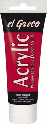 Produktbild von KREUL el Greco Acrylic, 75 ml, Rot, Tube, Wasserfest
