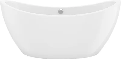Produktbild von Freistehende Designer-Badewanne weiß - 225 l - 170 x 83 x 77 cm - ALDA