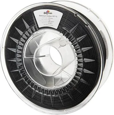 Zdjęcie produktu dla Tisková struna Spectrum 80467 (Černá) PET-G Carbon, 1,75mm, 500g, 80467, black