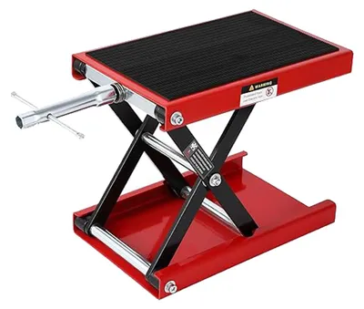 Immagine prodotto di Cric a pantografo per motociclette - Sollevatore a pantografo per moto - Peso: 19,3 kg