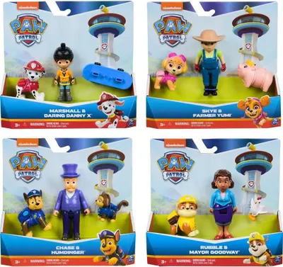 Produktbild von PAW Patrol Hero Pups – Actionfiguren-Set mit 1 Hundefigur, 1 Serien-Figur und 1 weitere Figur oder Accessoire (sortiert, Zufallsauswahl), 3 Jahr(e), Paw Patrol, Mehrfarbig