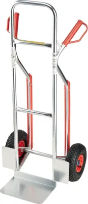 Zdjęcie produktu dla Wózek transportowy aluminiowy 150 kg 305 x 200 mm, pneumatyczny