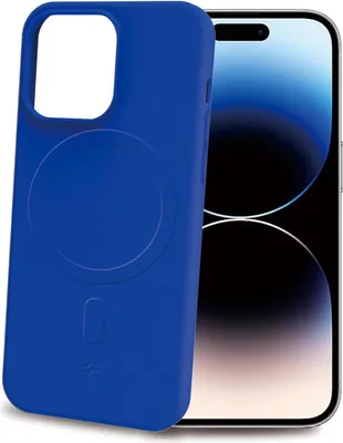 Image de Cromomag Coque en caoutchouc souple MagSafe iPhone 15 Pro Bleu