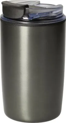 Produktbild von Kaffeebecher 'Arabica' 300 ml - doppelwandiger Kaffeebecher to go aus Edelstahl und Kunststoff - grau
