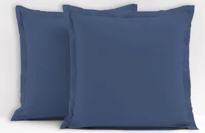 Obrázok produktu pre Obaly na vankúše, 63 x 63 cm, 100 % bavlna, modrá farba, balenie po 2 kusoch, Lovely Home