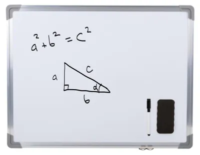 Produktbild von Crelando Magnet- und Whiteboard 59 x 45,5 cm – Mit Marker und Trockenschwamm