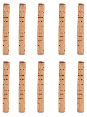 Produktbild von Karpfenangeln Korkstöcke - 10 Stück - Eichenmaterial - 50x7mm