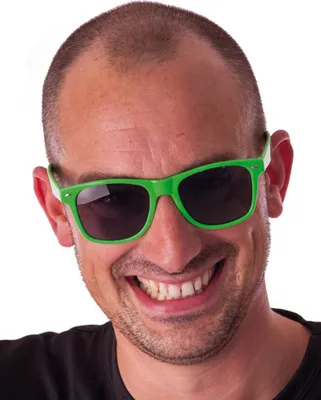 Produktbild von Neonbrille grün
