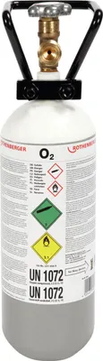 Produktbild von ROTHENBERGER Sauerstoff-Stahlflasche, 2,0l - 35635