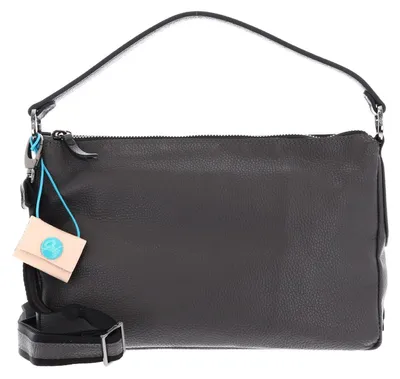 Produktbild von Gabs Leder Schultertasche Umhängetasche Calipso Shoulder Bag Lava dunkelgrau