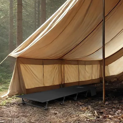 Produktbild von Ultraleichtes Camping-Feldbett aus Aluminium, 192 x 70 x 17 cm, belastbar bis 120 kg