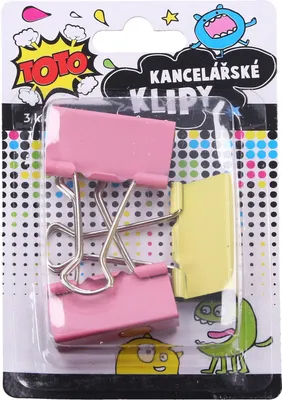 Obrázek produktu pro Klip kancelářský 3 ks, 41 mm