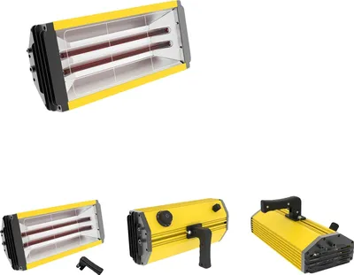 Zdjęcie produktu dla Kolorowa lampa utwardzająca na podczerwień, moc 2000 W, wydajne ogrzewanie, KC-002