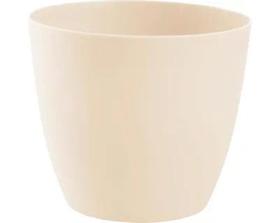 Obrázek produktu pro Obal na květináč plastový Ella Ø 10 cm matný pískový