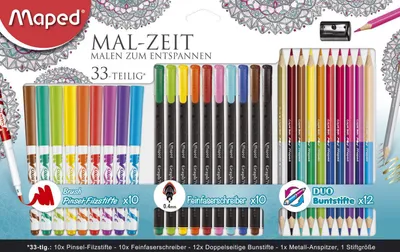 Immagine prodotto di MAPED M897418 Set di pittura per adulti per l'ora del colore