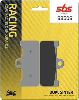 Produktbild von Bremsbeläge SBS 695DS-1 Road Racing Endurance (Giftiger Biss)