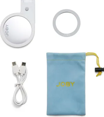 Produktbild von Joby Beamo Ring MagSafe weiße Smartphone-Lampe
