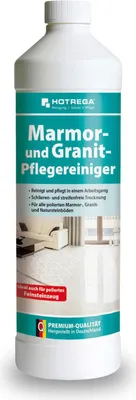 Produktbild von HOTREGA Marmor und Granit Pflegereiniger, Marmor-Reiniger Konzentrat Flasche 1 L