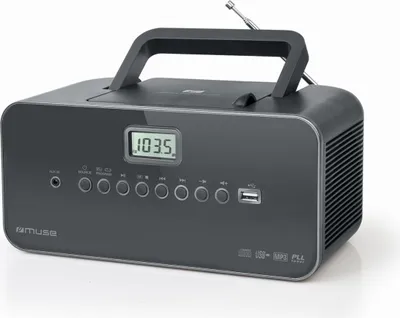 Obrázok produktu pre Muse M-28 DG, 1,4 kg, Čierna, Prenosný CD prehrávač