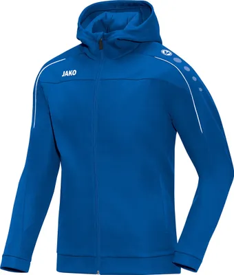 Zdjęcie produktu dla Jako Football Hooded Jacket Classico Męska kurtka piłkarska Kurtka sportowa niebieski rozmiar XL