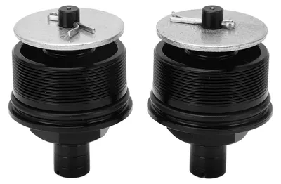 Productafbeelding van 2 stuks voorvorkafdekking, metalen demperinstellers, buisdraadbeschermers voor CB400, zwart