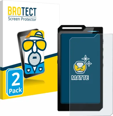 Produktbild von 2x BROTECT Schutzfolie für Hiby R4 Displayschutz Displayschutzfolie Folie Matt Entspiegelungsfolie