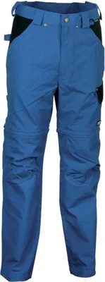 Produktbild von 2 in 1 Profi Arbeitshose Cofra Helsinki, 100% Baumwolle blau 44