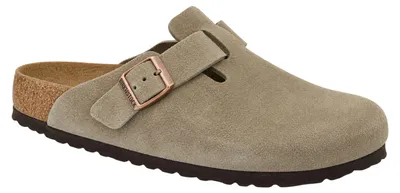 Image de Birkenstock Boston, daim, couleur taupe - Pointure EU 41 - Pointure US 8 - Homme