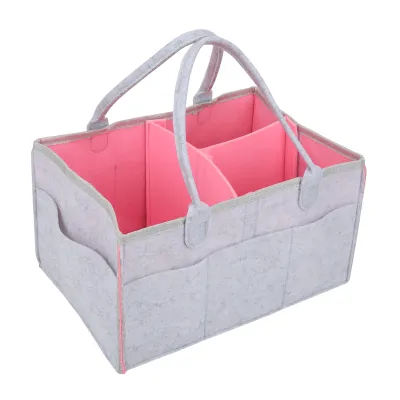 Zdjęcie produktu dla Organizer na pieluchy dla niemowląt, torebka dla mamy, torba do przechowywania pieluch, podróżna torba do przechowywania makijażu, uchwyt na pieluchy dla niemowląt, torba do przewijania niemowląt
