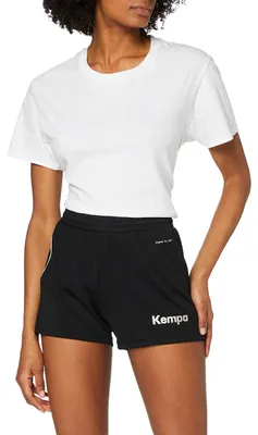Productafbeelding van Kempa Curve Short, trainingsbroek, voor dames, maat XXL, zwart/wit