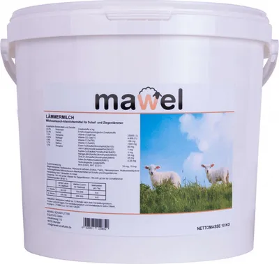 Produktbild von Lämmermilch 10 kg für mutterlose Aufzucht von Schaf- und Ziegenlämmern, hochverdaulich