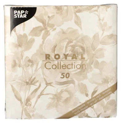Zdjęcie produktu dla Papstar Servietten hellrosa Rose 40x40 cm 50 Stück