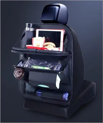 Produktbild von Famanu Rücksitzorganizer mit klappbarem Tisch und iPad-Halter - D Reise-Tisch für Kinder