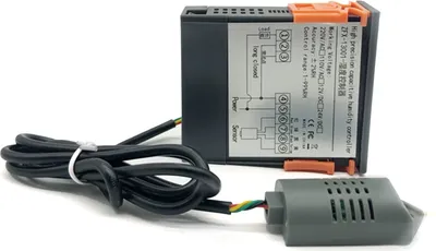Image de ZFX-13001 Contrôleur d'humidité numérique de haute précision Interrupteur intelligent de contrôle de l'humidité Mode déshumidification/humidification Humidistat