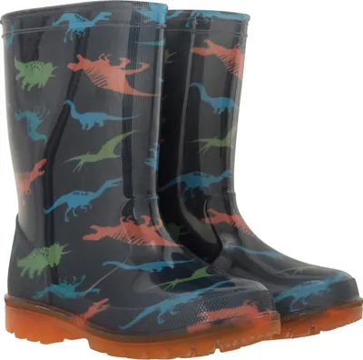 Obrázek produktu pro Mountain Warehouse - Dětské holínky "Splash", dinosaurus MW2836 (28 EU) (Světle modrá)