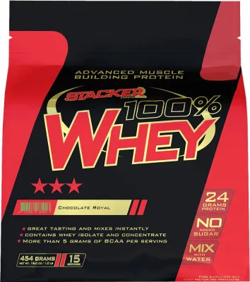 Produktbild von Stacker2 100% Whey (454g) Chocolate Royal - Eiweiße - Molkenprotein-Mischung