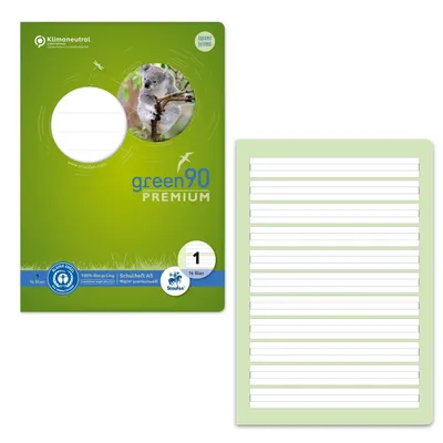 Produktbild von Staufen Premio Schulheft Lin1 A5 - 90 g/m² - A5
