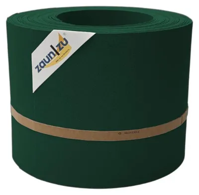 Produktbild von Sichtschutzstreifen zaun|zu PREMIUM 10x Einzelstreifen 2,55m für Doppelstabzaun Grün,10x 2,55m