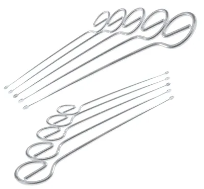 Grillspieße 210 mm, Edelstahl, 10 Stück