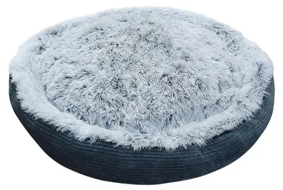Produktbild von Nobby Hundebett Donut Seda grau, Maße: Ø 100 x 12 cm