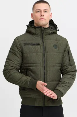 Produktbild von BLEND BHBoris Herren Winterjacke Steppjacke Jacke gefüttert mit abnehmbarer Kapuze Reißverschlusstaschen Regular fit