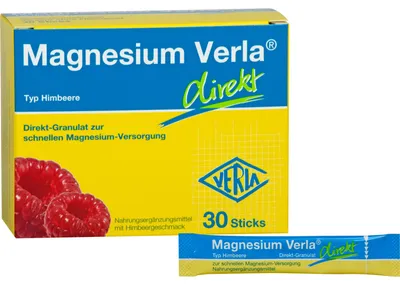 Produktbild von Magnesium Verla direkt Typ Himbeere Sticks, 30 St. Beutel