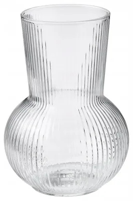 Produktbild von IKEA PADRAG Glasvase klar 12 x 17 cm
