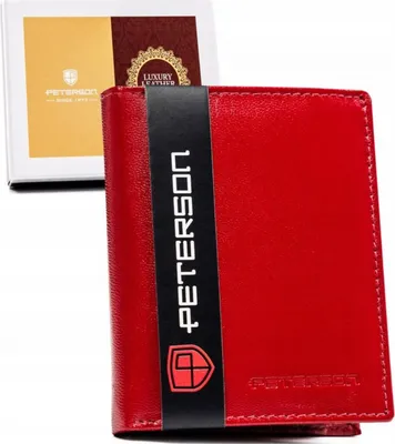 Produktbild von Peterson Portemonnaie aus Leder für Frauen Khraizzehs rot One size
