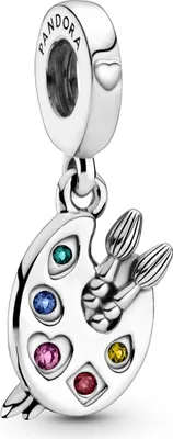Produktbild von Pandora Charm-Anhänger, aus Sterlingsilber, mit Cubic Zirkonia