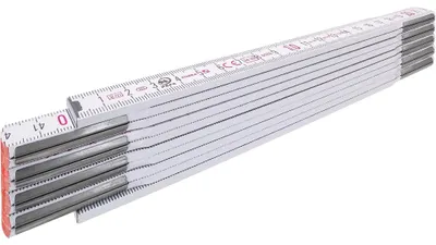 Produktbild von Stabila 01134, Buche, Metrisch, cm, mm, Weiß, cm/mm, III