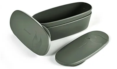Productafbeelding van LIGHT MY FIRE SNAPBOX OVAL, 2-delig set, universele kleur, zachtgroen