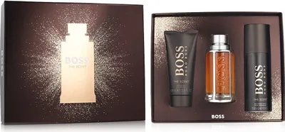 Produktbild von Hugo Boss The Scent Giftset Edt Spray 100ml/Deo Spray 150ml/Shower Gel 100ml 350 ml