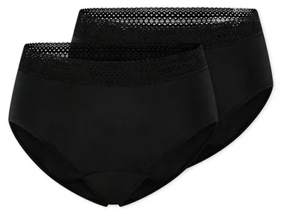 Produktbild von Schiesser Damen 2 Pack Menstruationswäsche/Periodenslip Komfortschnitt auslaufsi